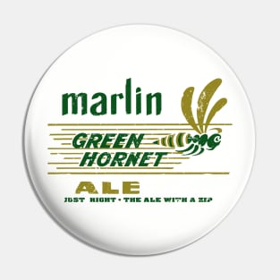 Green Hornet Ale Pin