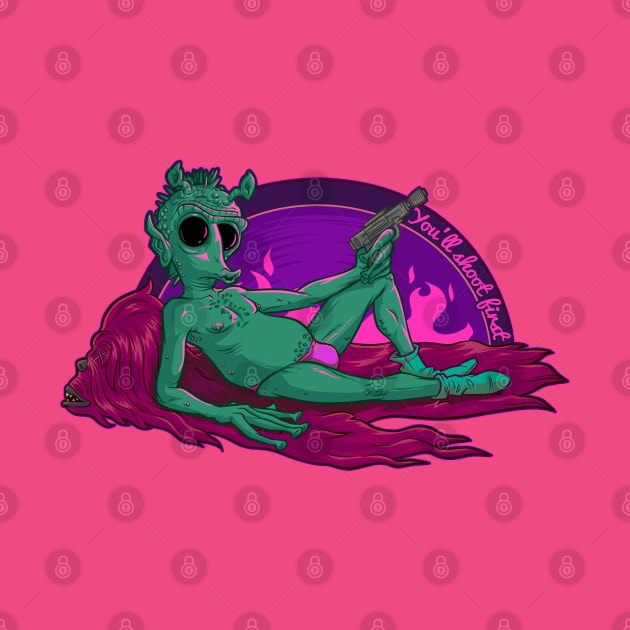 Greedo in a Speedo (Miami Nights Variant) by BeezleBubRoss