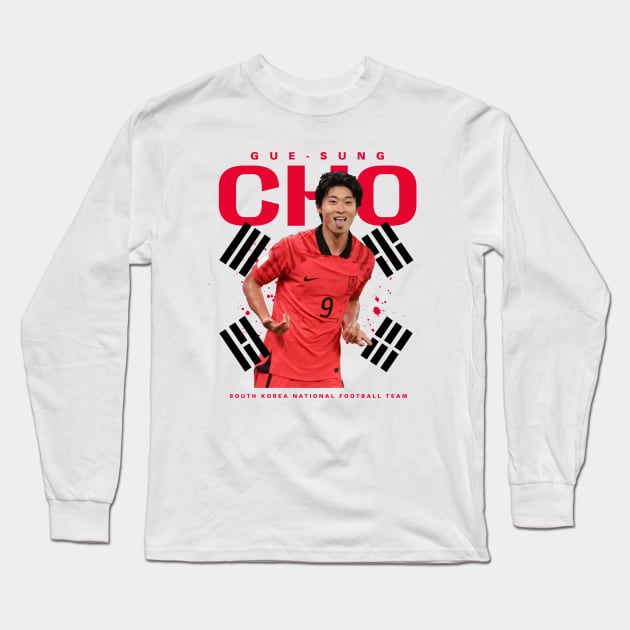 Juantamad Cho Gue-sung South Korea Football Team Long Sleeve T-Shirt