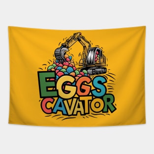 Eggscavator Tapestry