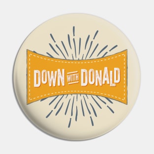 Down with Donald Pin