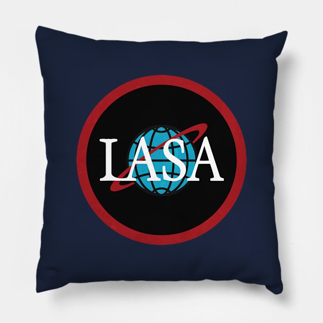 International Aeronautics and Space Administration Pillow by Plan8