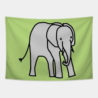 Little Grey Elephant Tapestry