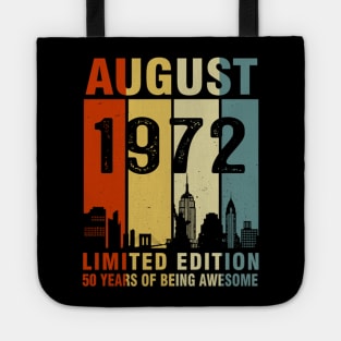 August 1972 Limited Edition 50 Years Of Being Awesome Tote