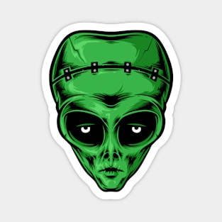 alien Frankenstein head Magnet