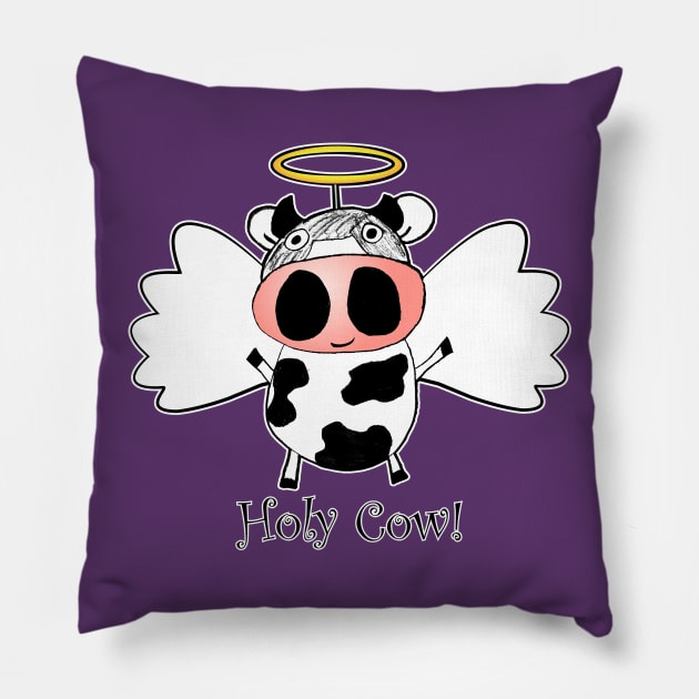 Holy Cow Pillow by triggerleo