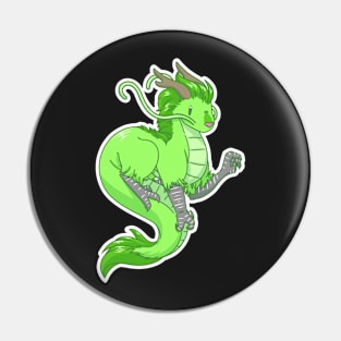 Green dragon Pin