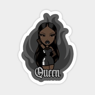 Queen Doll girl Black-Out v3.0 Magnet