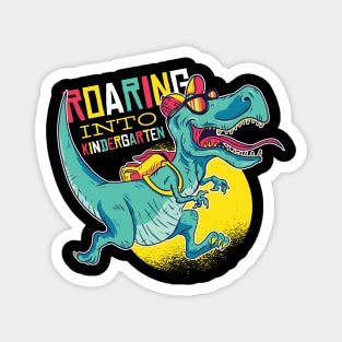 Roaring into Kindergarten // Fun T-Rex Back to School Magnet