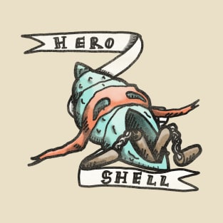 Hero shell! - vintage 90s shirt - parody super hero design T-Shirt