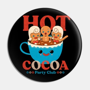 Hot cocoa party club Pin