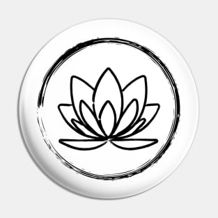 Enso Lotus Yoga Pin