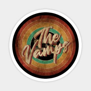 The Vamps Vintage Circle Art Magnet