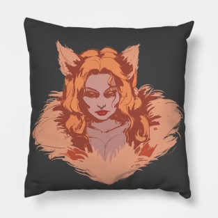 Foxy Girl Pillow