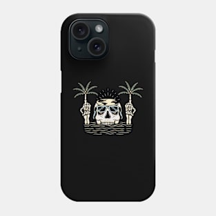 World and skull Phone Case