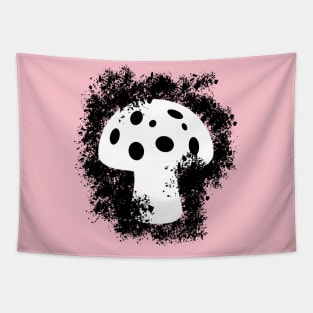mushroom with colorful rainbow colors Tapestry