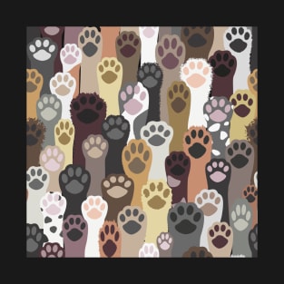 Pawsome Pattern T-Shirt