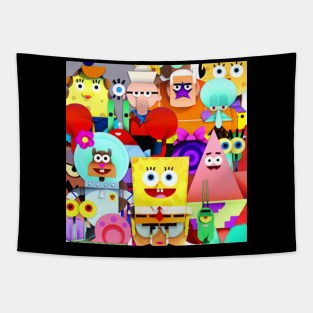 Spongebob and friends Tapestry