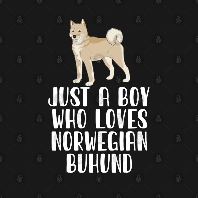 Just A Boy Who Loves Norwegian Buhund by simonStufios