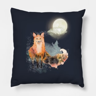 Moon light fox Pillow