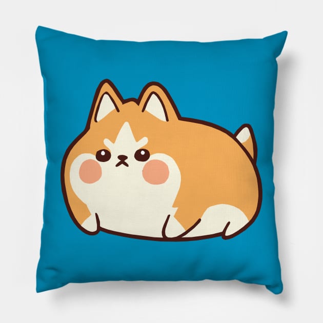 Angry Chonk Shibe Pillow by GAz