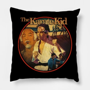 The Karate Kid Vintage Pillow