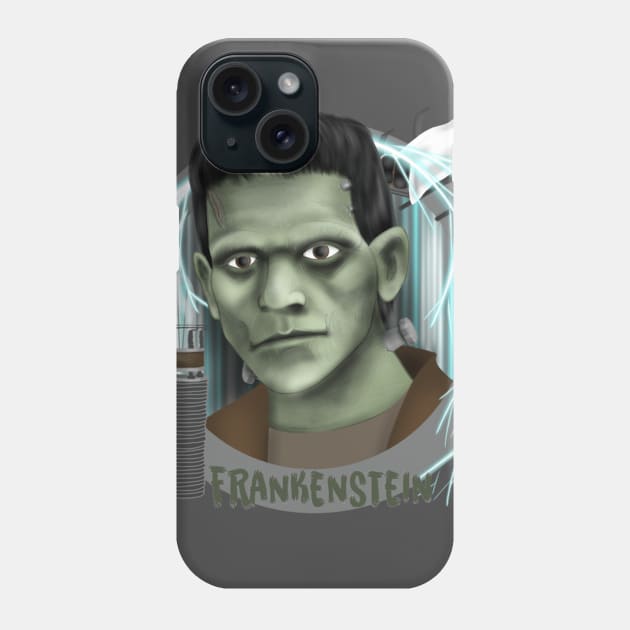 Frankenstein Phone Case by KataMartArt