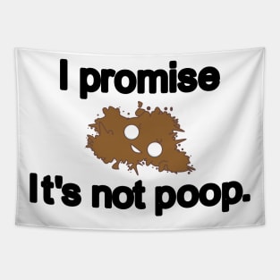 Funny cute poop quote. Toilet humor fun. Tapestry