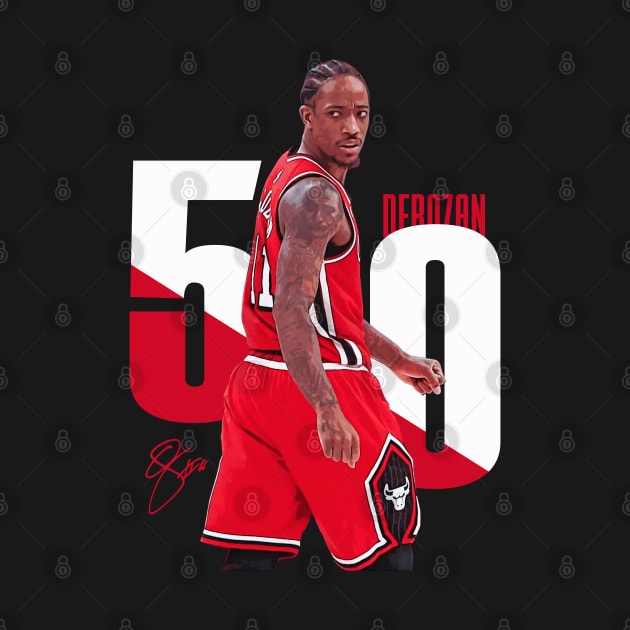 Demar Derozan 50 Point Game by Juantamad