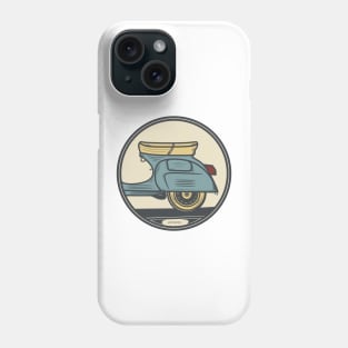 Old vespa motor scooter Phone Case