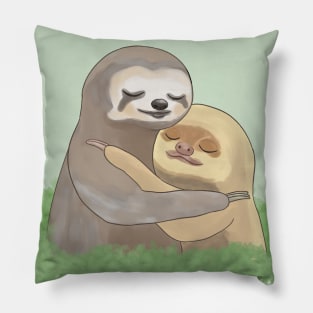 Sloth friends Pillow