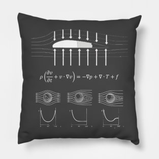 Navier-Stokes Equation Pillow