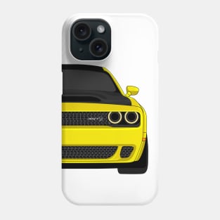 DODGE DEMON FRONT YELLOW Phone Case