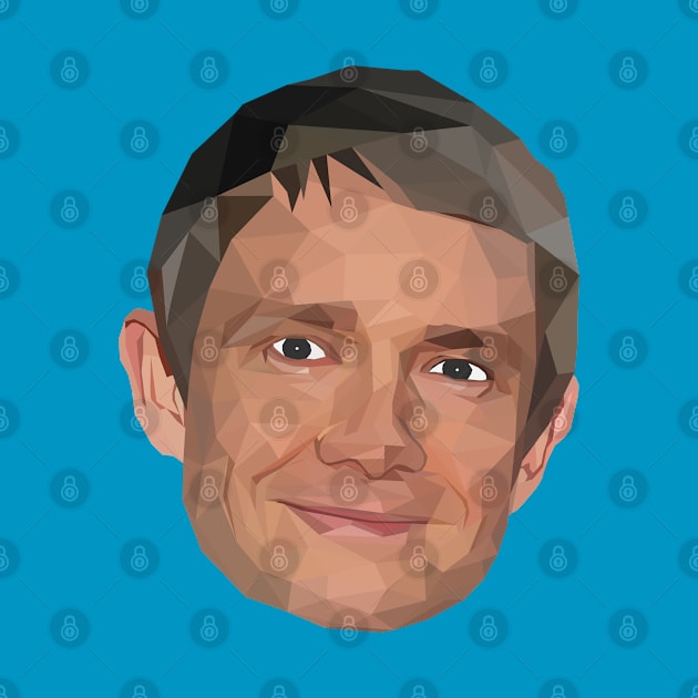 Martin Freeman by Awesomedesignlowpoly