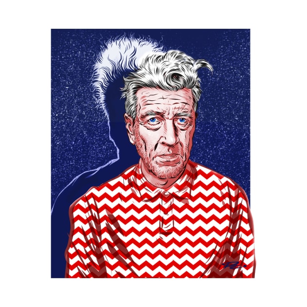 David Lynch - An illustration by Paul Cemmick by PLAYDIGITAL2020