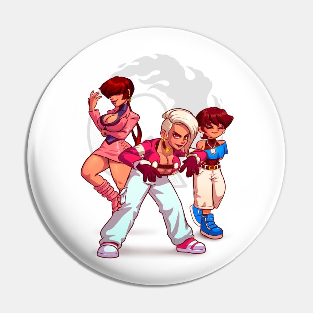 The Queen Of Fighters Pin by BrunoMota