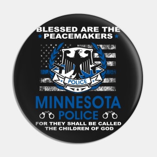 Minnesota Police  – Blessed Are The PeaceMakers Pin