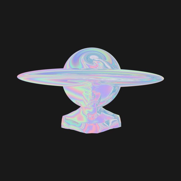 Gradient space galaxy Saturn holographic by nanaminhae