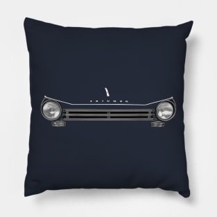 Triumph Herald 13/60 classic 1960s British car minimalist front Pillow