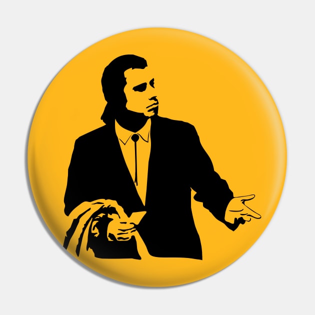 Confused Travolta Pulp Fiction Pin by SaverioOste