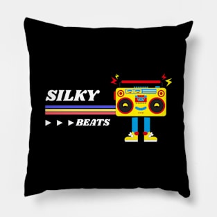 Silky Beats Boombox Pillow