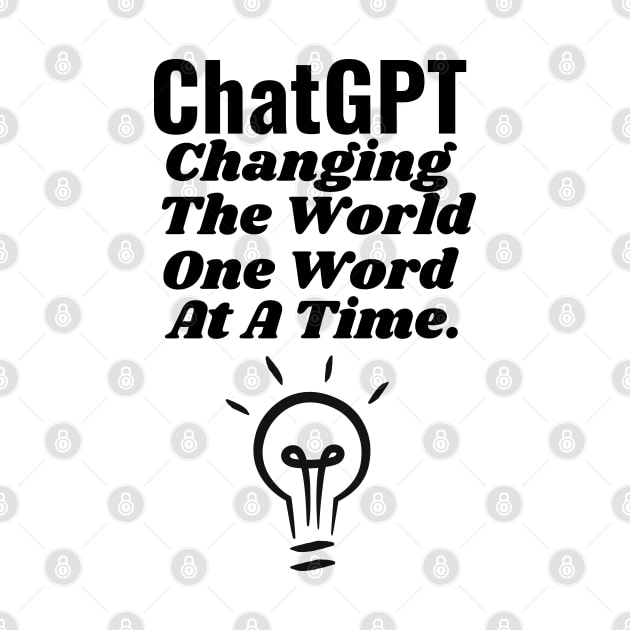 ChatGPT Changing the world one word at a time by Aspectartworks