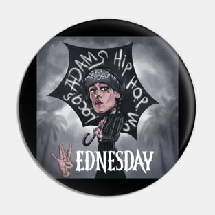 Gansta Addams Caricature Pin