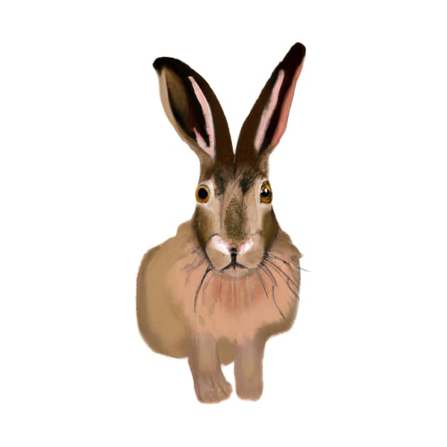 Cute Hare Drawing by Play Zoo