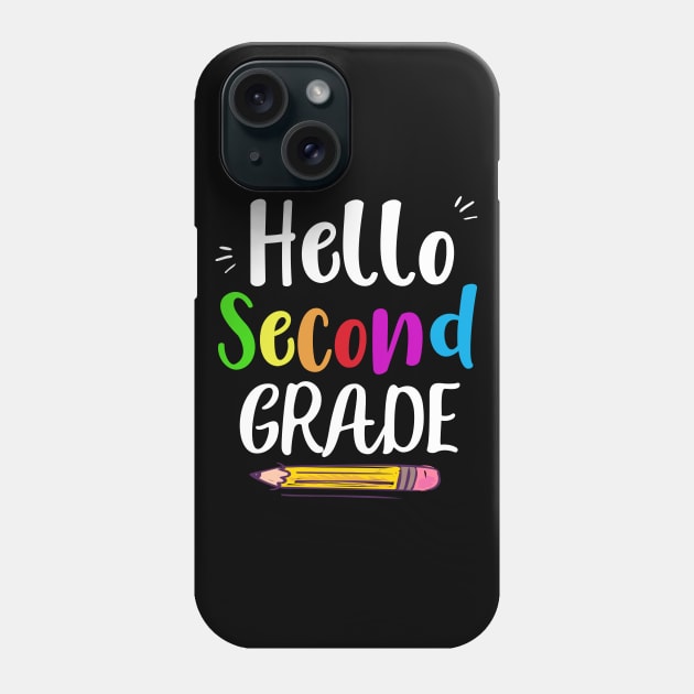 Hello Second Grade Phone Case by ArtedPool