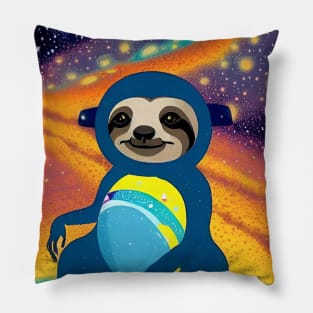 Cute Space Sloth Pillow