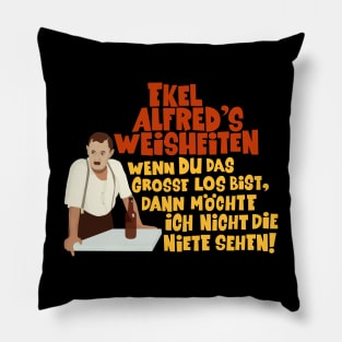 Alfred Tetzlaff - Ekel Alfred - Ein Herz und eine Seele Pillow