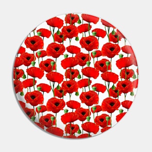 Poppy Pattern Pin