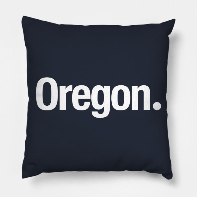 Oregon. Pillow by TheAllGoodCompany