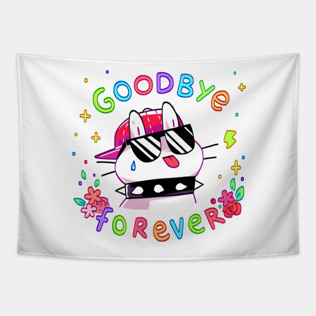 Goodbye Forever Tapestry by giraffalope